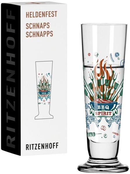 Ritzenhoff Schnapsglas Heldenfest 14 BBQ & Beer by 2percent Herbst 2022