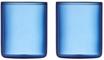 Lyngby Glas Torino Shotglas 6 cl 2er Pack Blue