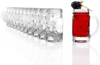 St&ouml;lzle Oberglas Schnapsglas Bierkrug ISAR Stamper 12er set, Glas