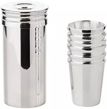 Edzard Moya Schnapsbecher 6er-Set versilbert 2cl inkl. Box (2511)