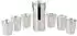 Edzard Moya Schnapsbecher 6er-Set versilbert 2cl inkl. Box (2511)