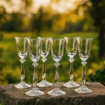 Crystalex Angela Likörgläser Kristallglas 60ml 6er-Set