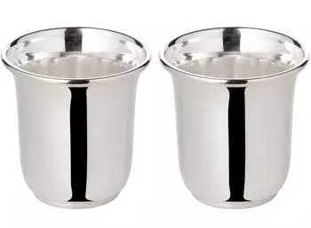 Edzard Schnapsbecher Cuno 2er-Set, schwerversilbert, 4cl (2515)