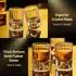 LuxusKollektion Goldberg Schnapsgläser Kristall 45ml 24K Gold, 6er-Set