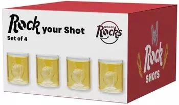 Winkee Rock Hand Shot Gl&auml;ser 4er-Set 5cl (18139)