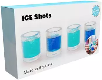 Winkee ICE SHOT Silikonform für 8 Eis-Schnapsgläser (18053)