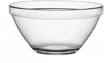 Bormioli Rocco Pompei stapelbare Glasschalen, transparent, 17cm, 6er-Set