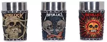 Nemesis Now Metallica Pushead Art Schnapsglas-Set, Kunstharz, 8,5cm (B6585A24)