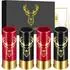 LuxusKollektion Schnapsgläser Hirschkopf 45ml, 4er-Set in Geschenkbox