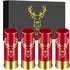 LuxusKollektion Schnapsgläser Hirschkopf 4er Set, Kunststoff, rot, 45ml