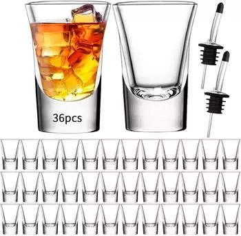 LuxusKollektion Schnapsgläser 35ml transparent, 36er-Set