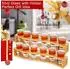 LuxusKollektion Schnapsgläser-Set 12x 30ml, Kristallglas, transparent, mit Serviertablett