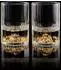 LuxusKollektion Schnapsgläser Goldberg Kristall 45ml 24K, 2er-Set