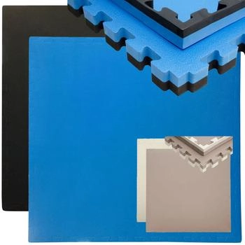 Eyepower Trainingsmatte Puzzlematte Sportmatte Schwarz / Blau