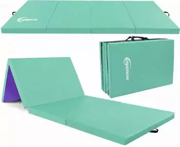 Eyepower Klappbare Gymnastikmatte 180x60x5cm, mint (16483)