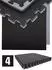 Eyepower Gym Mat 3,2m² 4er-Set 90x90cm 2cm EVA Bodenschutzmatte (17037)