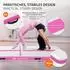 ECD Germany Airtrack aufblasbare Gymnastikmatte 300x100x10cm, rosa (490018400)