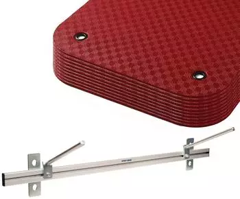 Sport-Thieme Gymnastikmatte-Set "Komfort", rot