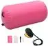 vidaXL Aufblasbare Pilatesrolle mit Pumpe 120x90cm, PVC, rosa (92718)