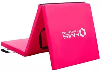 HMS Fitness Klappbare Gymnastikmatte Mgs021 Premium, rose, 1800x600mm (17-44-283)
