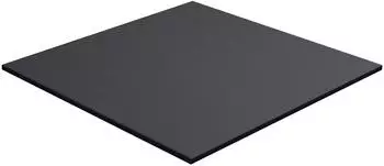 Gorilla Sports Bodenschutzmatte Gummi 100x100cm, 2cm (schwarz)