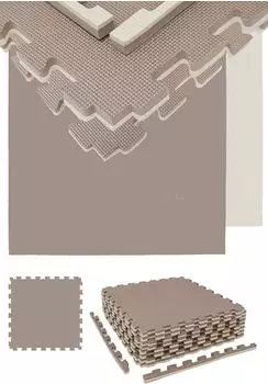 Eyepower Kampfsportmatte 8er Set 63x63cm, 2cm, EVA Puzzlematte