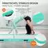 ECD Germany Airtrack aufblasbare Gymnastikmatte 3m, mintgrün, 10cm (490018401)
