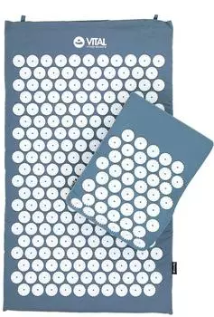 bodhi VITAL Akupressurmatte & Kissen Set mit Tasche, blau