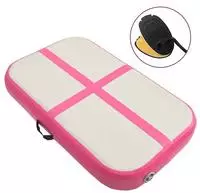 vidaXL Aufblasbare Gymnastikmatte mit Pumpe 60x100x10 cm PVC Rosa