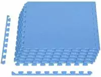 vidaXL Bodenmatten 6 Stk. 2,16 m&sup2; EVA-Schaumstoff Blau