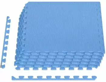 vidaXL Bodenmatten 6 Stk. 2,16m&sup2; EVA-Schaumstoff, blau (92464)