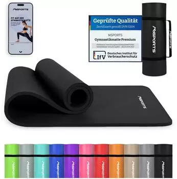 M-Sports Gymnastikmatte Premium mit Tragegurt (cm19cgh3h00m5pp33a3ohyj0h)