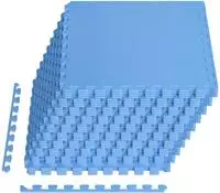 vidaXL Fu&szlig;matten 40 stk. Blau 14,4 m&sup2; EVA-Schaum