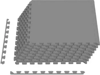 vidaXL Bodenmatte 24 Stk. grau 8,64m&sup2; EVA-Schaum (42040736)