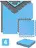 Eyepower Fitnessmatte EVA 1m², 4 Puzzlematten 50x50cm, 2cm (17174)