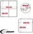 Eyepower Fitnessmatte EVA 1m², 4 Puzzlematten 50x50cm, 2cm (17174)