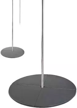 Trutzholm Pole-Dance-Matte schwarz, &Oslash;120cm, 5cm dick (27242)