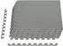 vidaXL Bodenmatte 6 Stk. grau 2,16m² EVA-Schaum