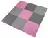 One For All MP10 Puzzlematte 9-teilig, 60x60cm, 10mm, rosa-grau (17-63-084)