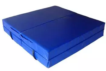 Gartenpirat Bodenmatte 200x100x10cm, 4-teilig klappbar, blau