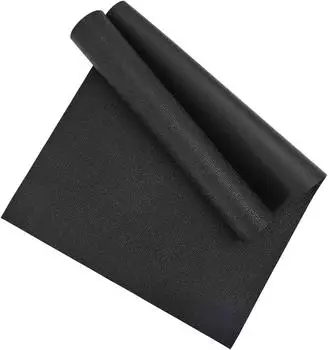 vidaXL Sport-Schutzmatte schwarz 120x60x0,6cm PVC