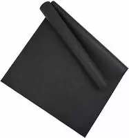 vidaXL Sport Schutzmatte Schwarz 200 x 90 x 0,6 cm Hochdichtes PVC