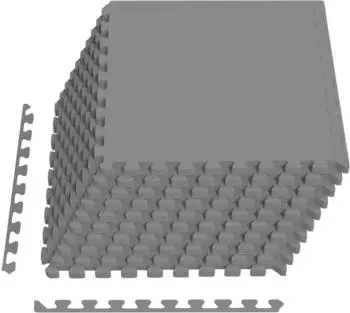 vidaXL Bodenmatte 50 Stk. grau 18m&sup2; EVA-Schaum (42040742)