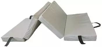 Gartenpirat Weichbodenmatte 200x100x10cm, 4-teilig klappbar, grau