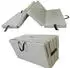 Gartenpirat Weichbodenmatte 200x100x10cm, 4-teilig klappbar, grau