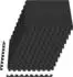 vidaXL Bodenmatte 40 Stk. schwarz 14,4m² EVA-Schaum