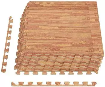 vidaXL Bodenmatten Holzmaserung EVA-Schaumstoff 6 Stk. 2,16m&sup2; (92458)