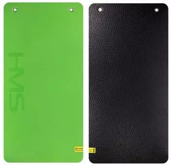 HMS Fitness Fitnessmatte 110x55cm, 1,5cm dick, rutschfest, mit Aufh&auml;nge&ouml;sen (MFK01)