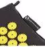 SHMSHNG Akupressurmatte & Kissen Premium Set, schwarz (AKM04)
