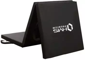 OEM MGS021 Premium Klapp-Gymnastikmatte 1800x600mm, schwarz